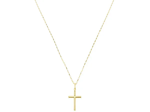 VL 1705 - Corrente em Ouro Amarelo 18K - 45 CM - Cartier e Cruz