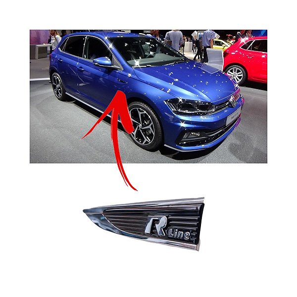 Emblema Lateral Padrão Europeu Rline Polo/virtus 2017 A 2021