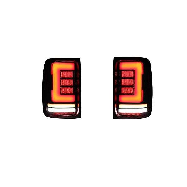 Lanterna Traseira Led Amarok Seta Sequencial Vermelha 2010-2022