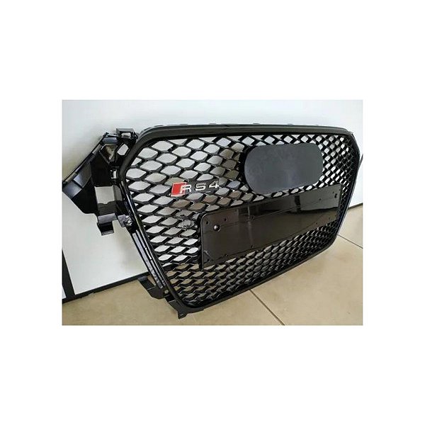 Grade Colméia Audi A4 Rs4 All Black 2013 A 2015 C/ Logo