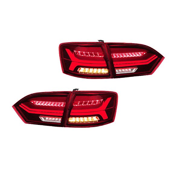Lanterna Traseira Estilo Audi Para Vw Jetta Mk6 2011 A 2014