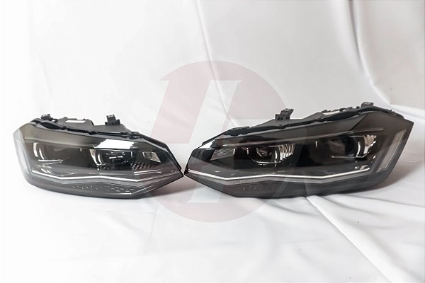 Farol Polo/virtus R Line Gts Led 2017 A 2022 Friso Cromado