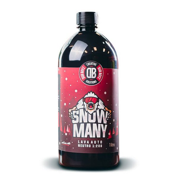 Shampoo P/ Carros Concentrado Neutro Snow Many 1l Dub Boyz