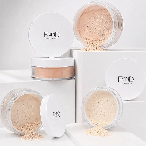 Pó Facial com Partículas de Brilho Cor 4 - Fand