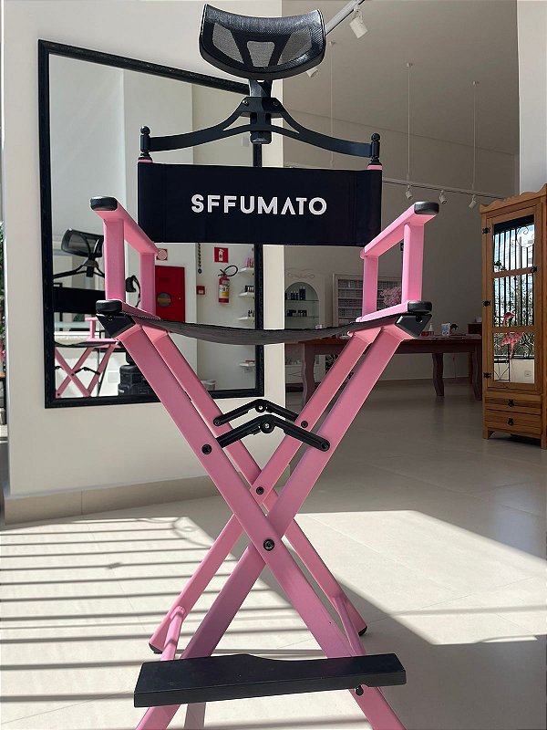 Cadeira de Maquiador Diretor - Sffumato ROSA