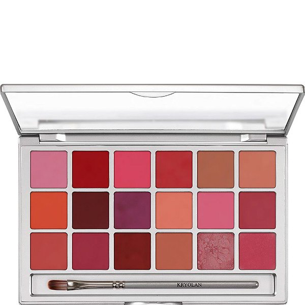 Lip Rouge Set 18 Colors Paleta de Batom - Kryolan