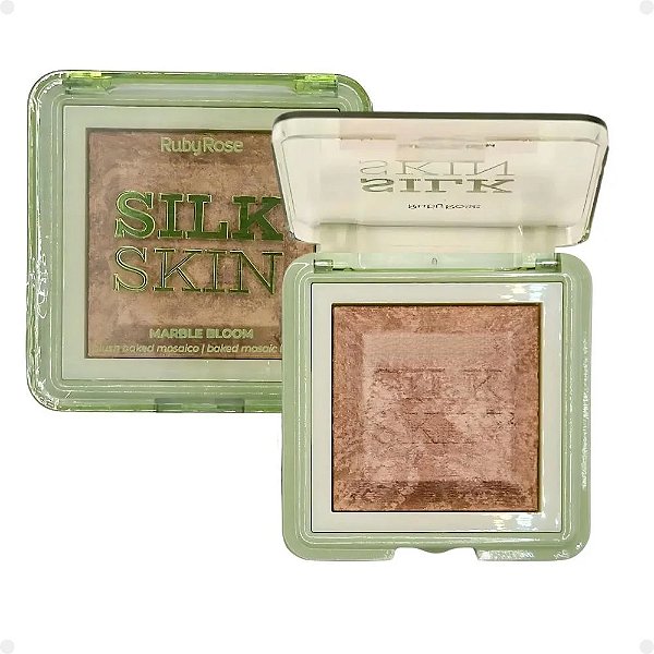 Blush Marble Bloom Silk Skin - Ruby Rose