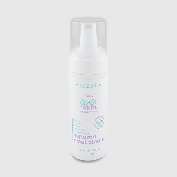Espuma De Limpeza Reset Clean Sense Skin Peles Sensíveis - Vizzela