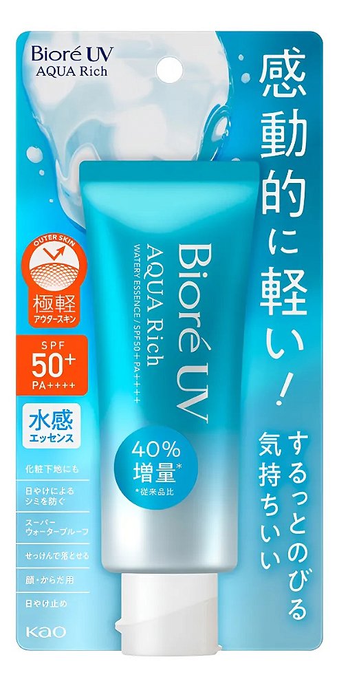 Protetor Solar Facial Aqua Rich Watery Essence FPS 50 - Bioré