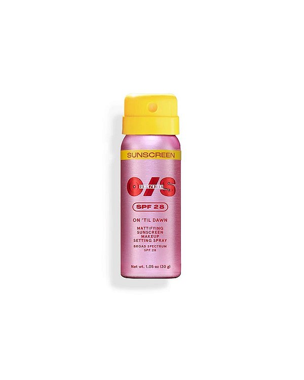 Spray Mattifying Sunscreen Makeup Setting SPF 28 Travel - One / Size On