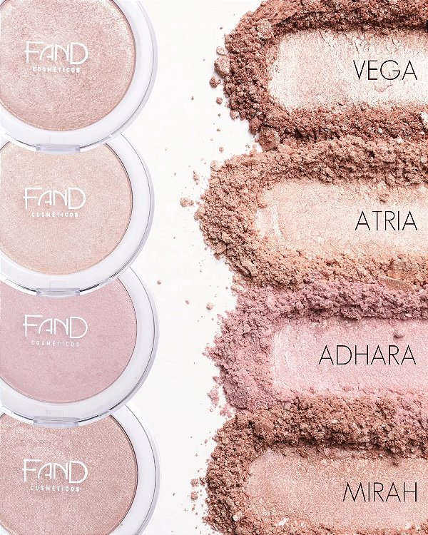 Iluminador Compacto Glow - Fand Cosméticos