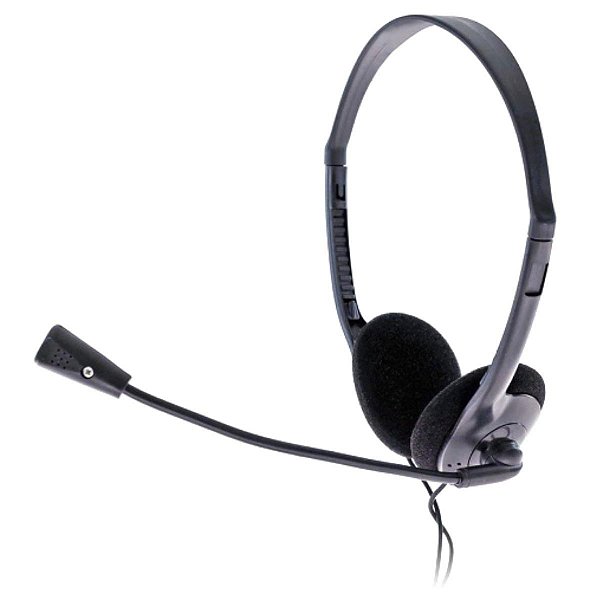Fone de Ouvido Com Microfone P2 Para Computador Telemarketing Headset -  Tudo em Informática Pc Gamer Escritório Melhores Ofertas