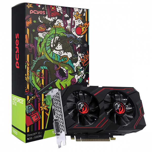 Placa de Vídeo Nvidia Geforce GTX1650 4GB GDDR6 128 Bits