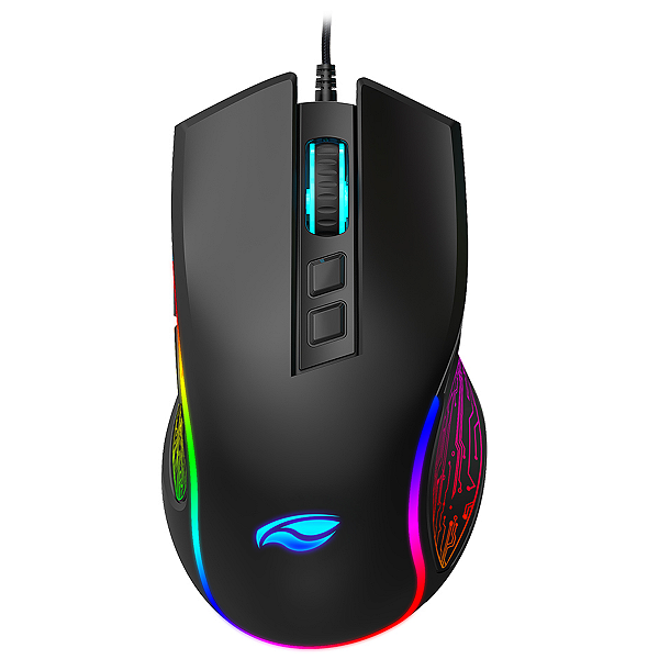 Mouse Gamer USB Ravage RGB 12.800Dpi MG-720BK Preto C3Tech