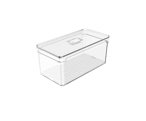 Organizador Clear Fresh 5L c/ 01 Bandeja - Cristal (ref.OF300NT)
