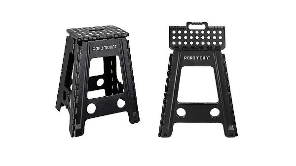 Banco Dobrável 29 x 22 x 45 GG - Preto Paramount (ref.2137)