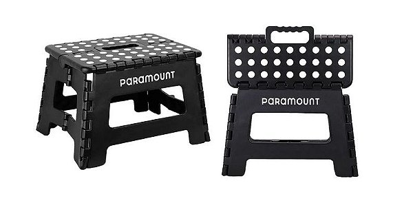 Banco Dobrável 29 x 22 x 22 P - Preto Paramount (ref.2135)