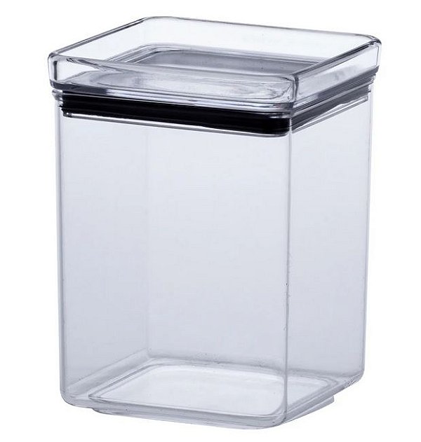 Pote Hermético Quadrado Lumini 1000ml (ref.1162)