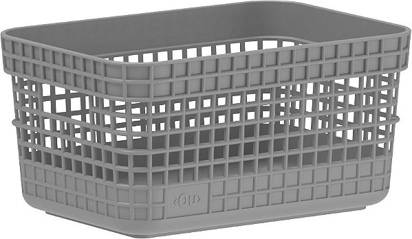 Cesto Organizador Grid 2,5L Chumbo (ref.CG100)