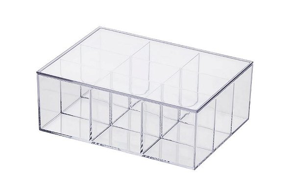 Caixa Organizadora c/Tampa e Divisória Elegance (ref.1079)