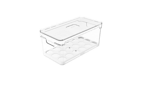 Organizador de Ovos c/Tampa Clear Fresh 36 Unidades - Cristal (ref.OF150)