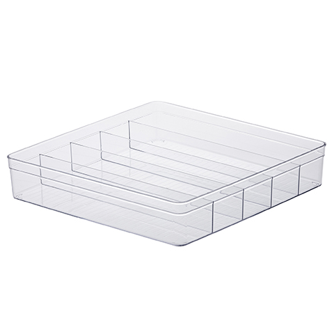 Organizador Modular Diamond Cristal c/Divisórias 36,5 x 36,5 x 7,5 (ref.1129)