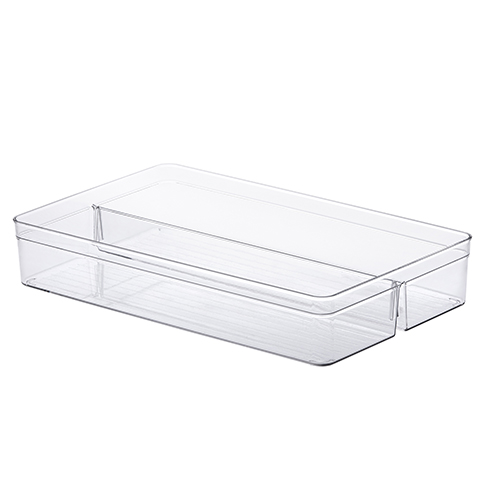 Organizador Modular Diamond Cristal c/Divisórias 40 x 25 x 7,5 (ref.1126)