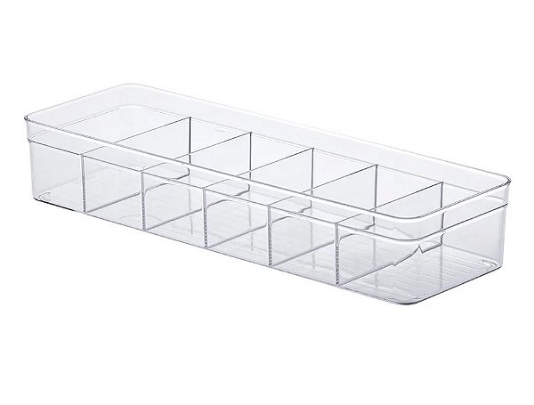 Organizador Modular Diamond Cristal c/Divisórias 40,5 X 13,5 X 7,5 (ref.1128)