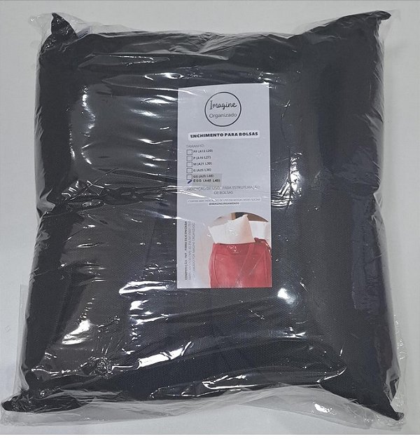 Enchimento para Estruturar Bolsa Preto EGG 45 x 45