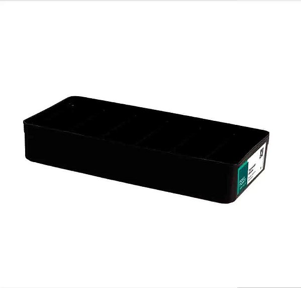 Organizador Modular Plástico Preto c/Divisórias 40,5 x 19,5 x 7,5 (ref.1897)