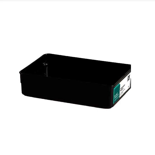 Organizador Modular Plástico Preto 22,5 x 15 x 5,2 (ref.1890)