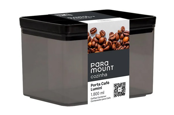 Porta Café Retangular Lumini 1800ml (ref.2132)
