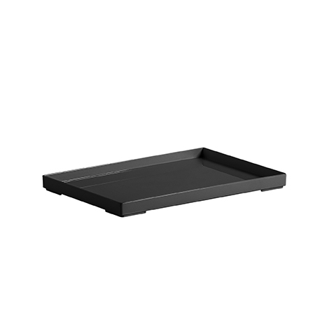Bandeja 25 x 17 x 2 cm - Preto (ref.1472)