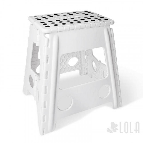 Banco Dobrável 39 x 32 x 39 G - Branco Lola