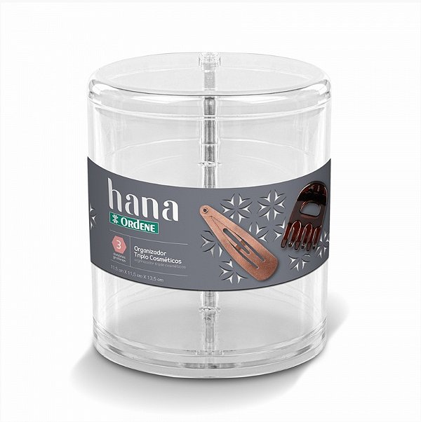 Organizador Plástico Triplo Cosméticos (ref.OR87300)