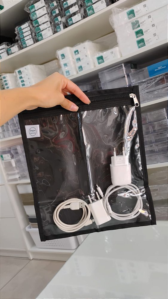 Case para Pisca Pisca M (A25 L30) Preta