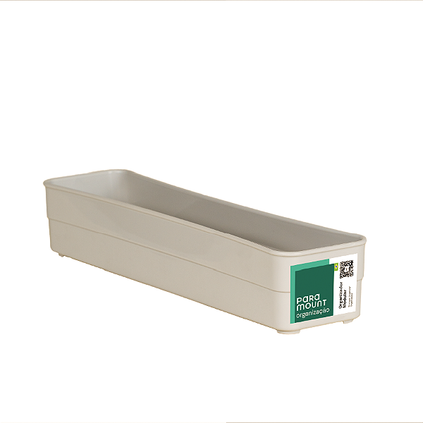 Organizador Modular Plástico Creme 30 x 7,5 x 5,2 (ref.1901)