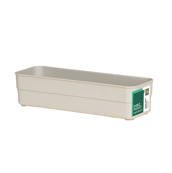 Organizador Modular Plástico Creme 22,5 x 7,5 x 5,2 (ref.1900)