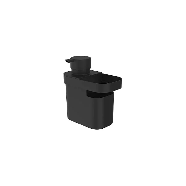 Dispenser para Detergente e Organizador de Pia Trium 650ml Preto (ref. DT550PTF)