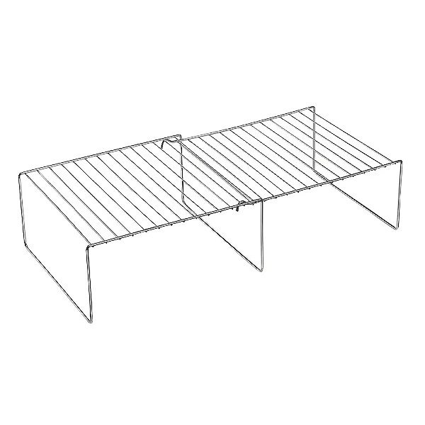 Prateleira Extensivel Cromado Linha Organiza Conj c/2 (ref.1855A)
