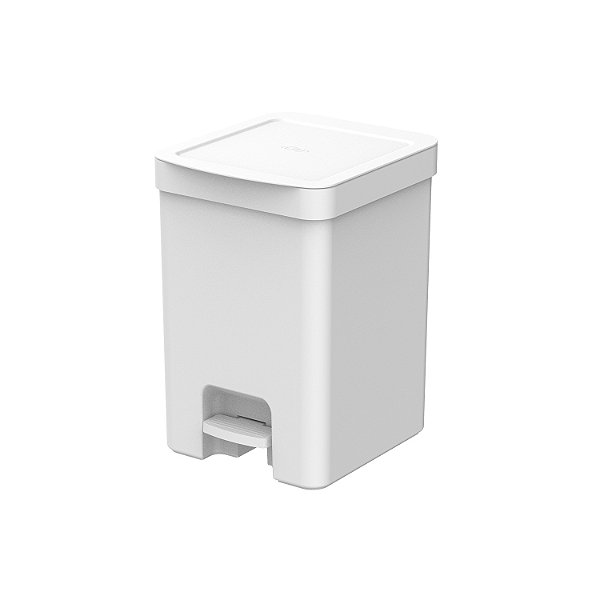 Lixeira com Pedal 12L Linha Trium Branca (ref.LX4100BCF)