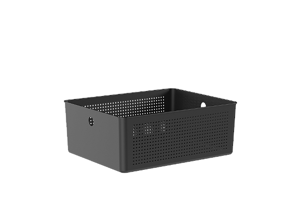 Cesto Organizador Flow 34 x 27 x 13 - Preto (ref.CFW450PTF)