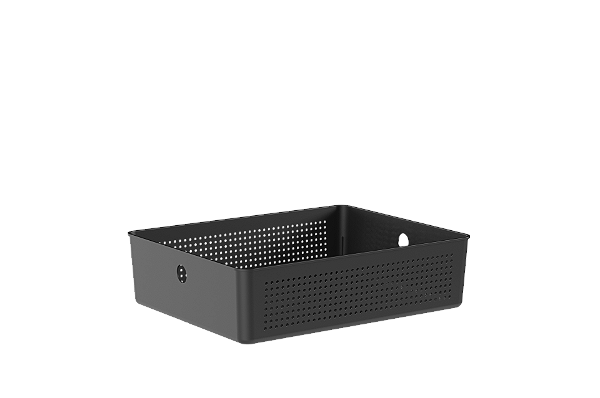 Cesto Organizador Flow 34 x 27 x 9 - Preto (ref.CFW400PTF)