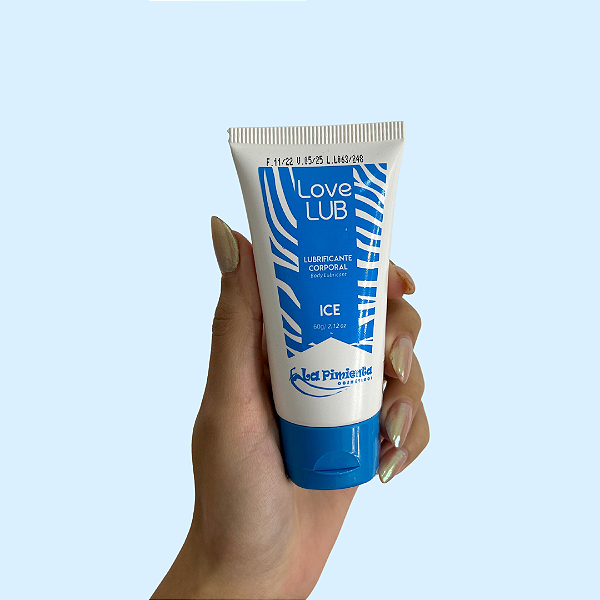 LUBRIFICANTE LOVE LUB ICE 60G - EFEITO GELADO