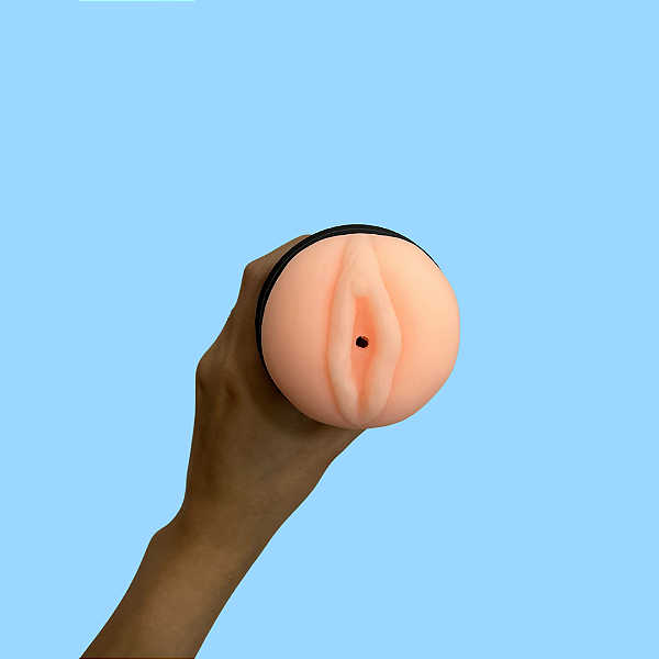 MASTURBADOR LANTERNA COM VIBRAÇÃO - VAGINA
