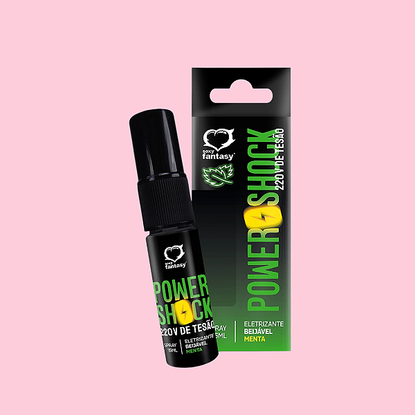 POWER SHOCK - SPRAY ELETRIZANTE BEIJÁVEL 15ML