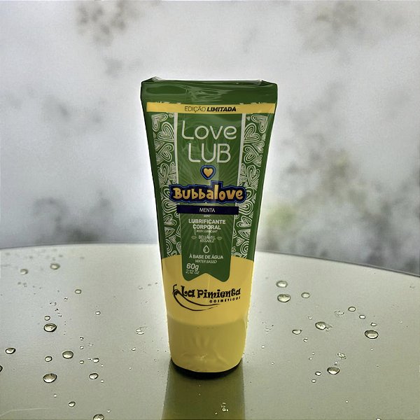 LUBRIFICANTE LOVE LUB BUBBALOVE MENTA - 60G