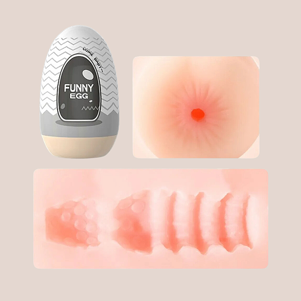 MASTURBADOR MASCULINO - FUNNY EGG ÂNUS