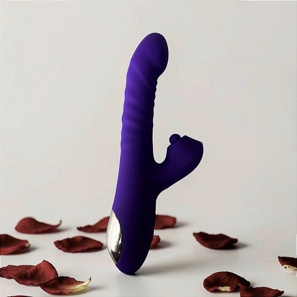 VIBRADOR VÊNUS | VAI E VEM COM ESTÍMULO DE PULSAÇÃO | RECARREGÁVEL
