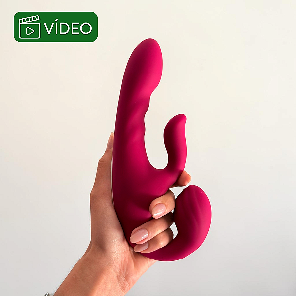 VIBRADOR BLISS - STRAP ON | VIBRA E PULSA | RECARREGÁVEL